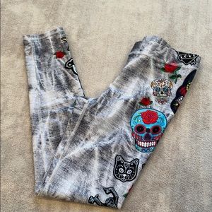 Terez skull design leggings